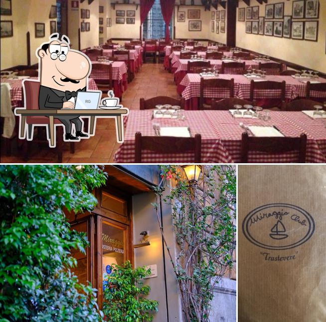Gli interni di Miraggio Trastevere