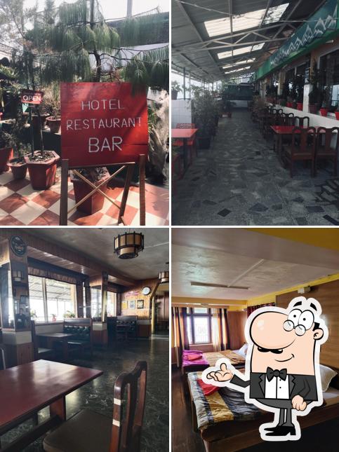 The interior of New Lion Gate Hotel, Restaurant & Bar