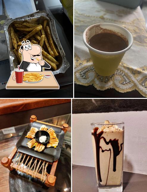 French fries at Tapriwala, the contemporary tea cafe