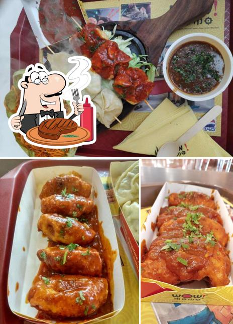 Get meat meals at Wow! Momo