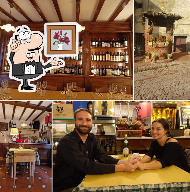 Dai un'occhiata agli interni di Osteria La Saletta