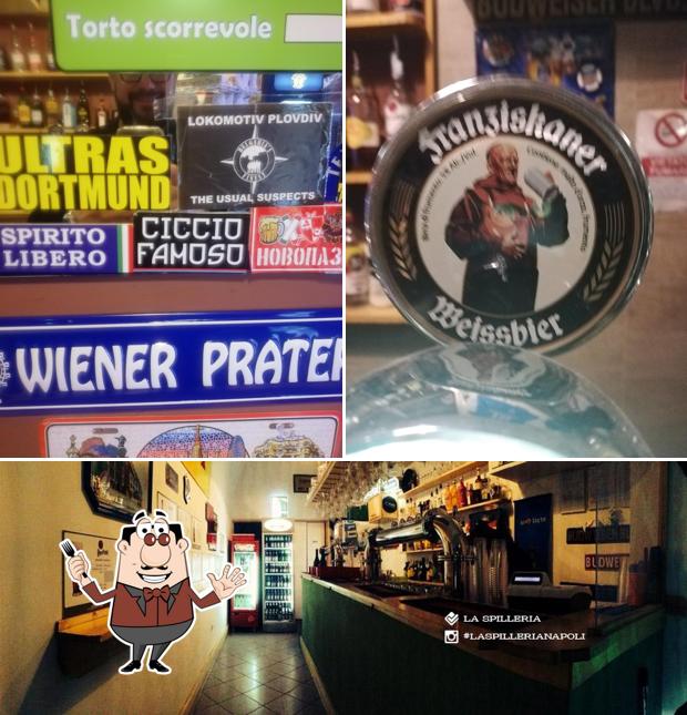 La immagine di cibo e bancone da bar da La Spilleria Napoli