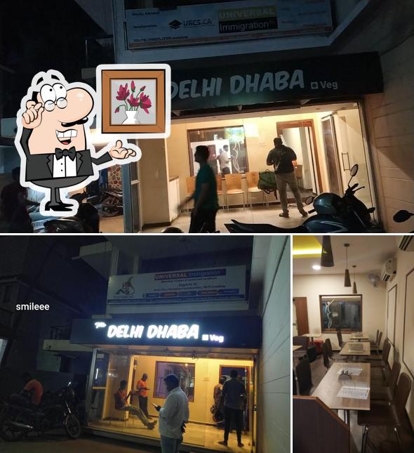 Check out how The Delhi dhaba-veg looks inside