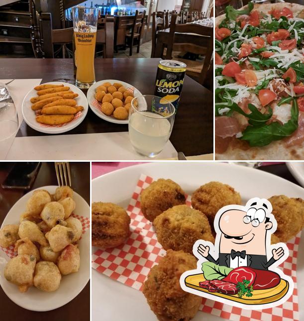 Carpaccio di manzo al Pizzeria San Lorenzo