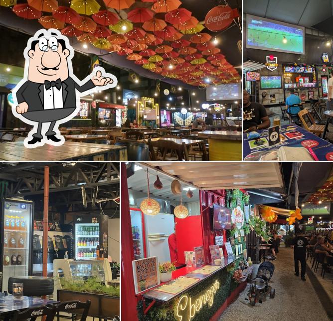 O interior do Villa Maceió Food Park