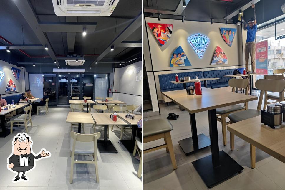 The interior of Domino's