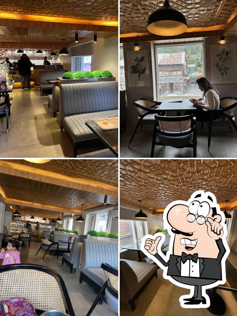 The interior of Barista Cafe Pahalgam