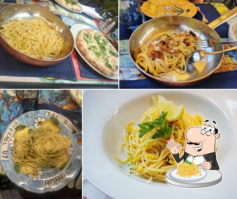Spaghetti alla carbonara al La Taverna del Duca