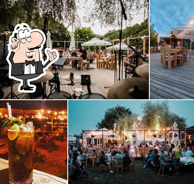 Gli interni di Beach bar Plaža