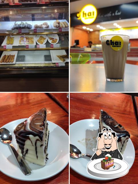 Chocolate cake at CHAI CORNER