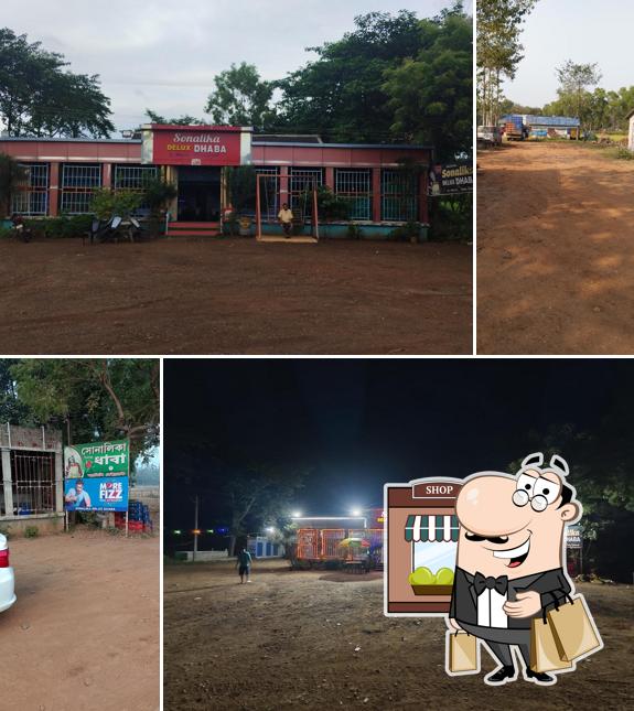 The exterior of Sonalika Delux Dhaba & Family Restaurant