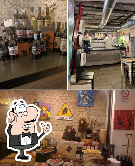 Gli interni di Osteria il Cantiere