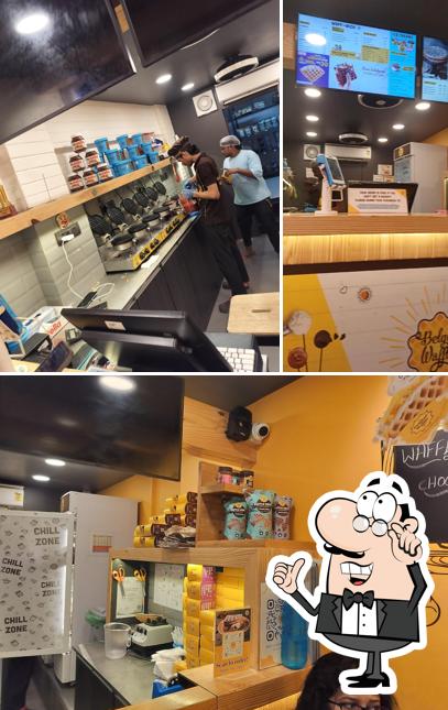 The interior of The Belgian Waffle Co