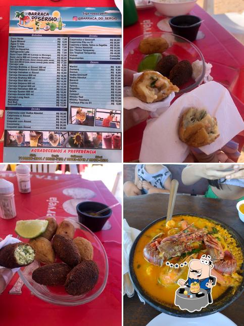 Comida em Barraca Do Sérgio