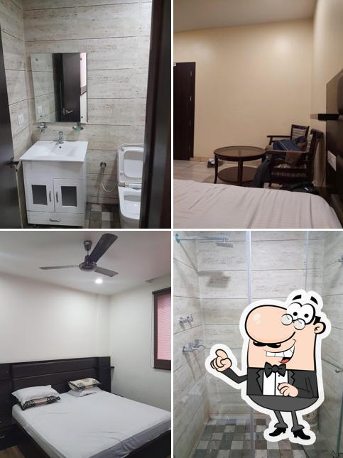 The interior of Hotel Dhillon Residency