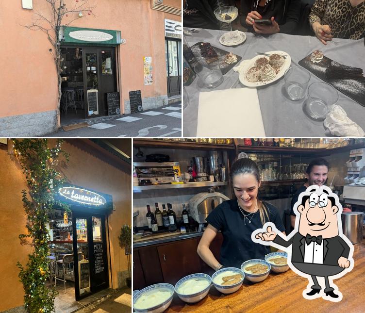 Gli interni di Osteria Tavernetta
