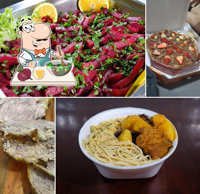 Salada de beterraba em Pizzaria Nova Opção