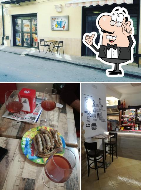 Gli interni di Bar h24