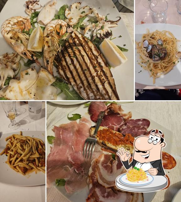 Spaghetti alla carbonara al Il Girasole Trattoria Pizzeria di Gilberti Franca Pietro & C