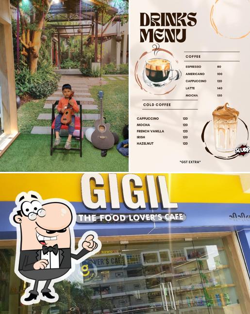 The exterior of Gigil Cafe