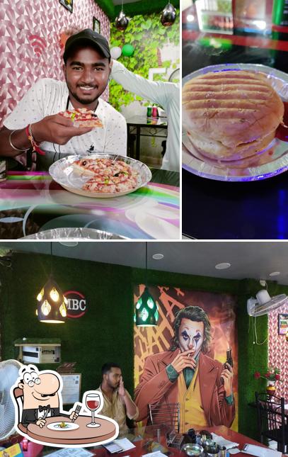 The picture of food and interior at Momo Burger Cafe (MBC)