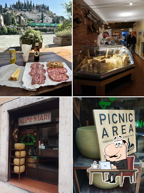 Gli interni di Salumeria Gironda