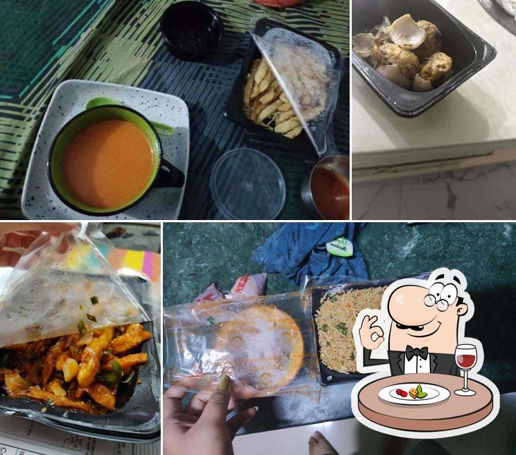 Food at Chinese Veg Crunch by Punjabi Angithi