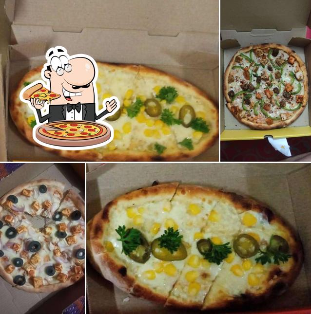 Order various types of pizza