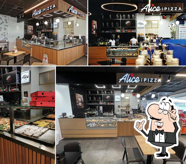 Gli interni di Alice Pizza Melegnano