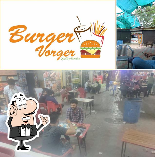 The interior of Burger Vorger