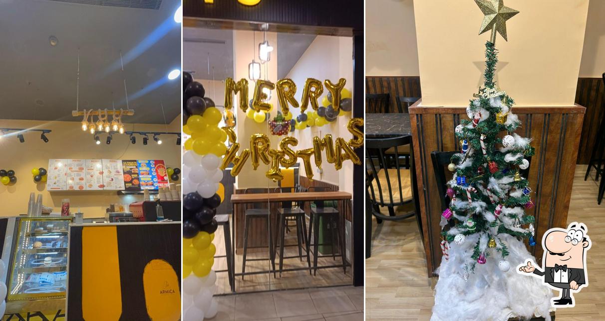 The interior of Cafe 99 - coffee & Burger