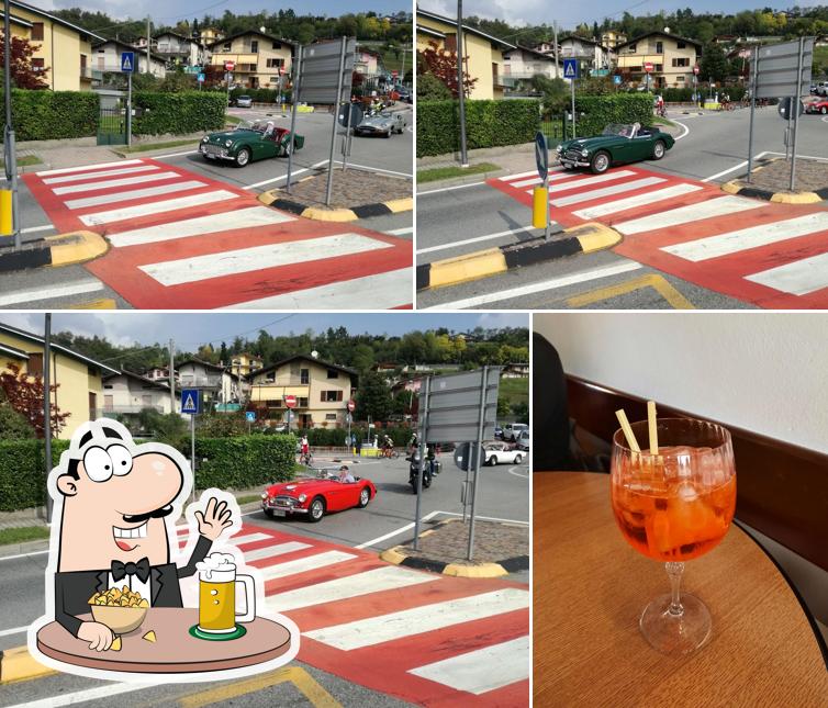 Puoi goderti un rinfrescante bicchiere di birra chiara o scura
