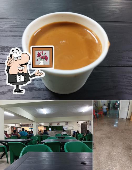 The interior of Mayur Bhajiya Canteen