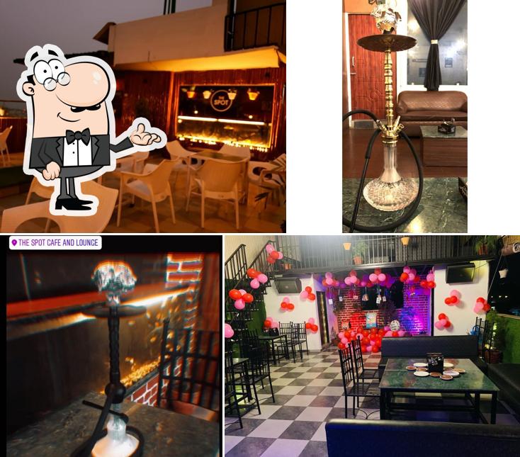 Take a seat at one of the tables at The SPOT cafe & lounge