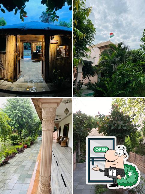 Check out the outside part of Hotel Sunbird