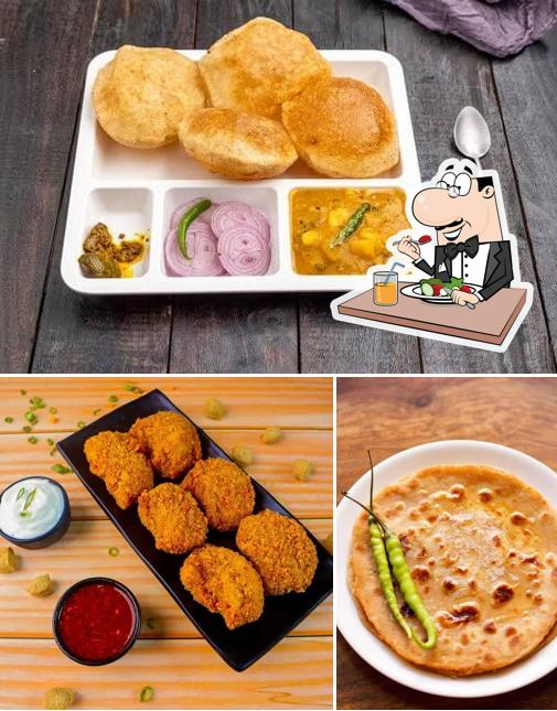 The picture of food and interior at Bhabhi Ji Ka Dhaba