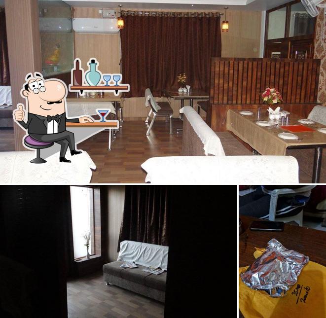 The interior of Skyla Family Restaurant