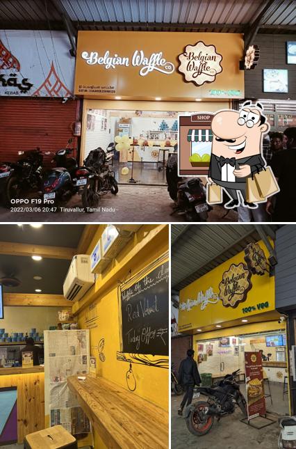 The exterior of The Belgian Waffle Co