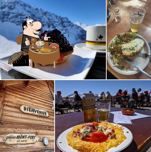 Cibo al Cabane Mont Fort