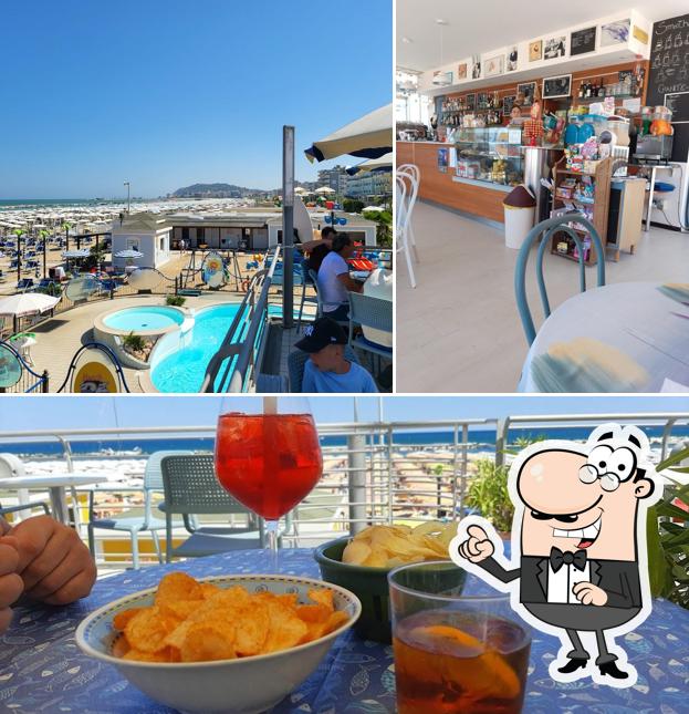 Gli interni di Maria Beach Cafè