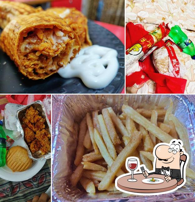 Food at Al Baik Crispy Chicken