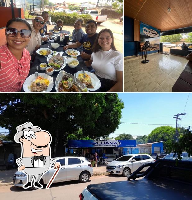 O exterior do Peixaria Luana