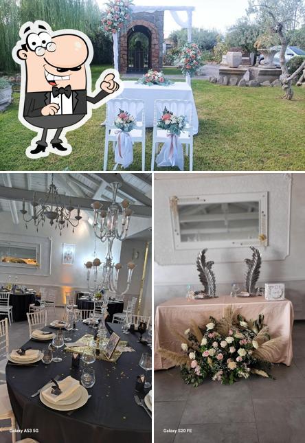 Tra le varie cose da Villa Mancini si possono trovare la interni e bevanda