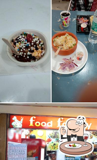 Meals at food factory