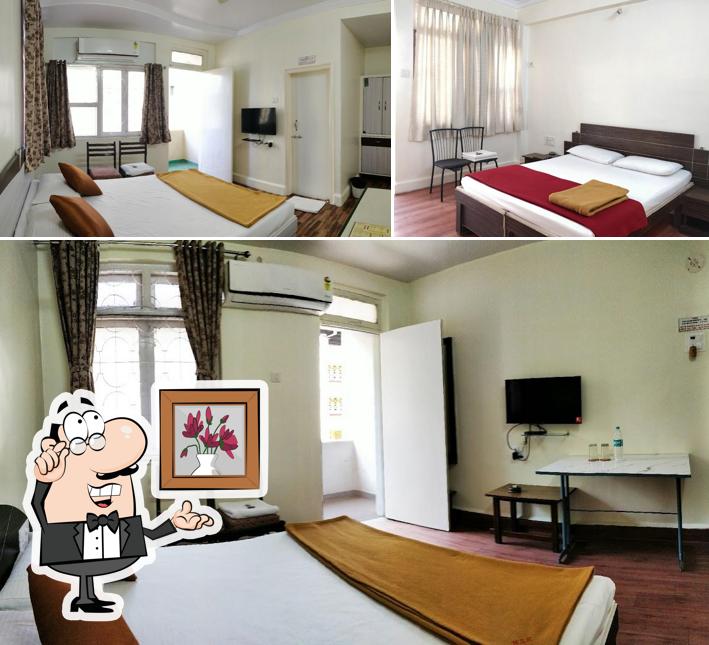 The interior of Hotel Sangam Residency Khopoli