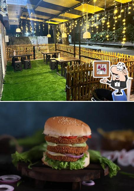 The interior of Indiana Burgers