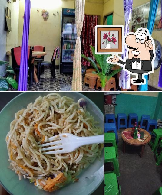 The picture of Joytis Fast Food’s interior and food