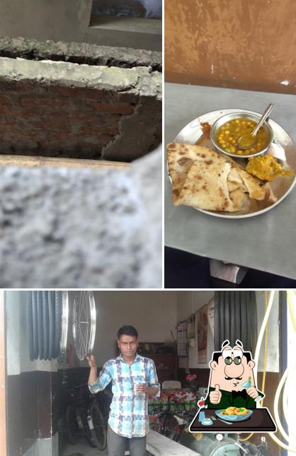 This is the image depicting food and interior at Mission Compound Chari Ali Market