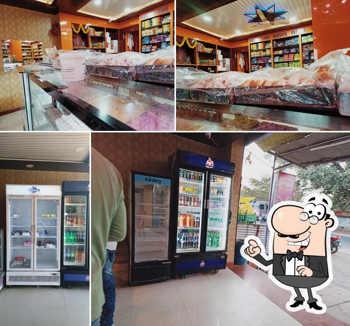 The interior of S.L.V Banglore Bakery