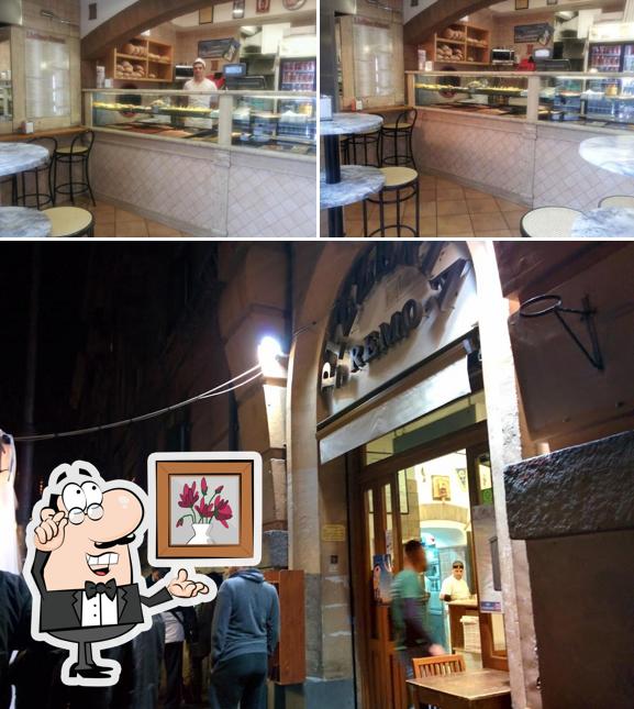 Gli interni di Da Remo